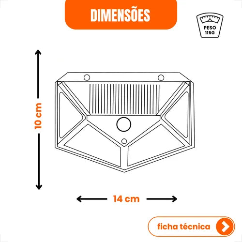 Luminária Solar Led Solazze™