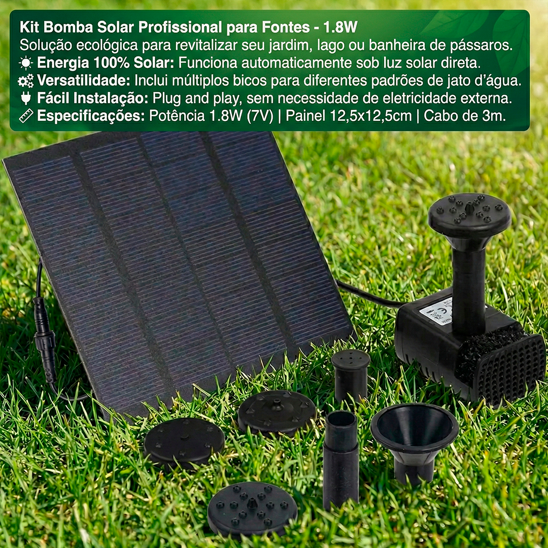 Bomba Solar De Fonte Flutuante Externa