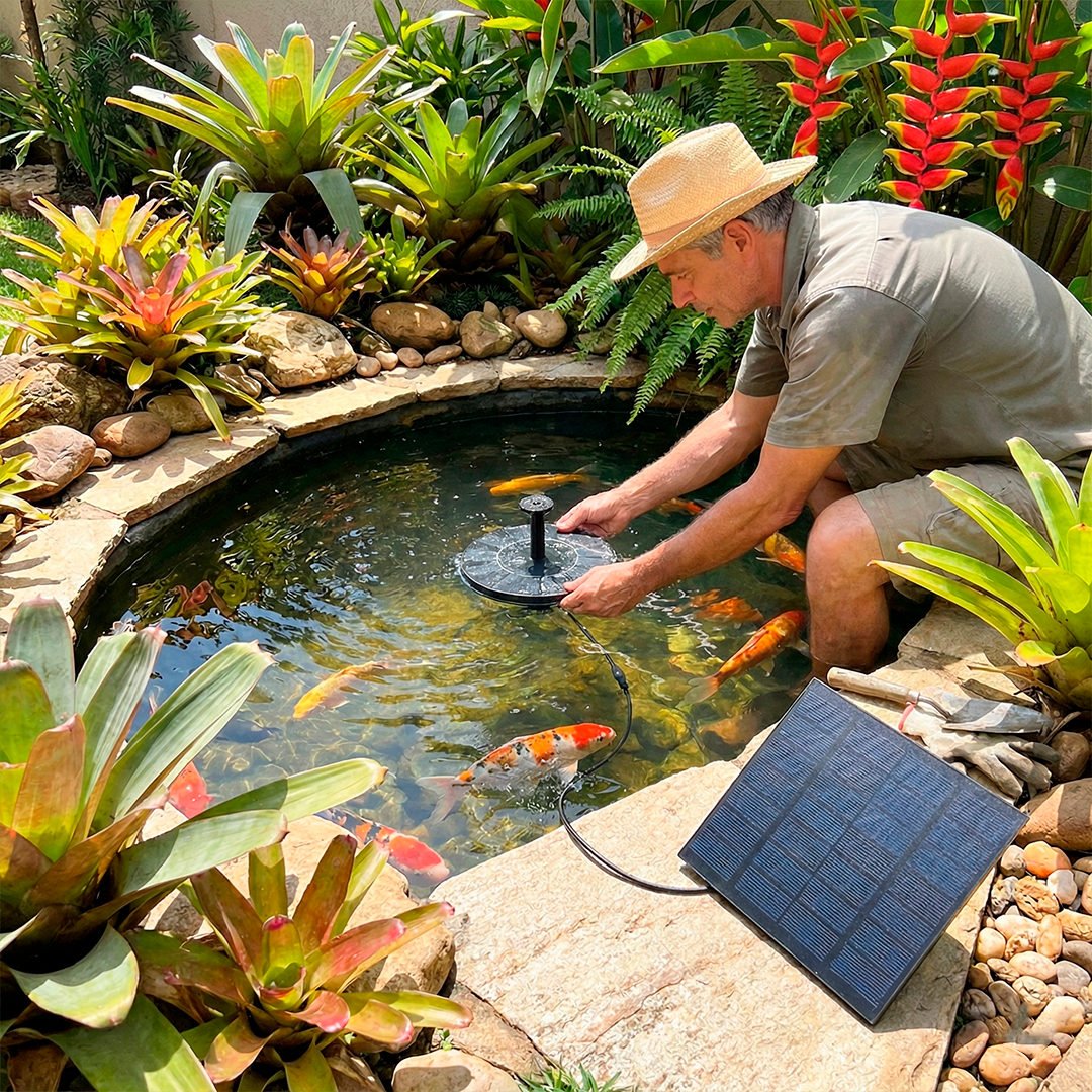 Bomba Solar De Fonte Flutuante Externa